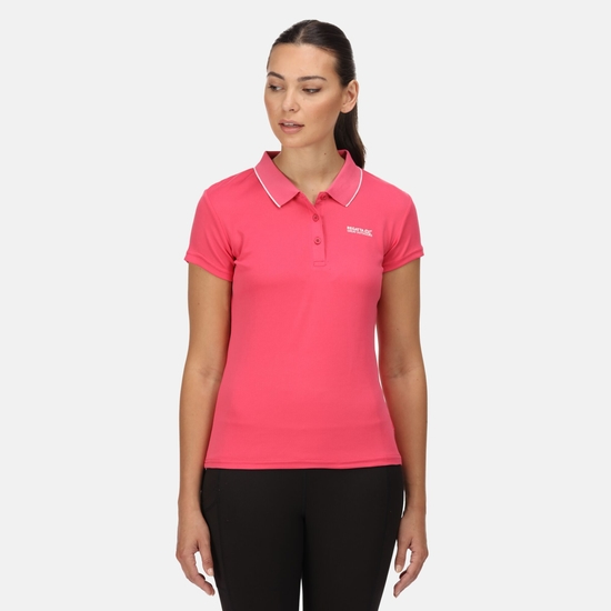 Women's Maverick V Active Polo Shirt Rethink Pink