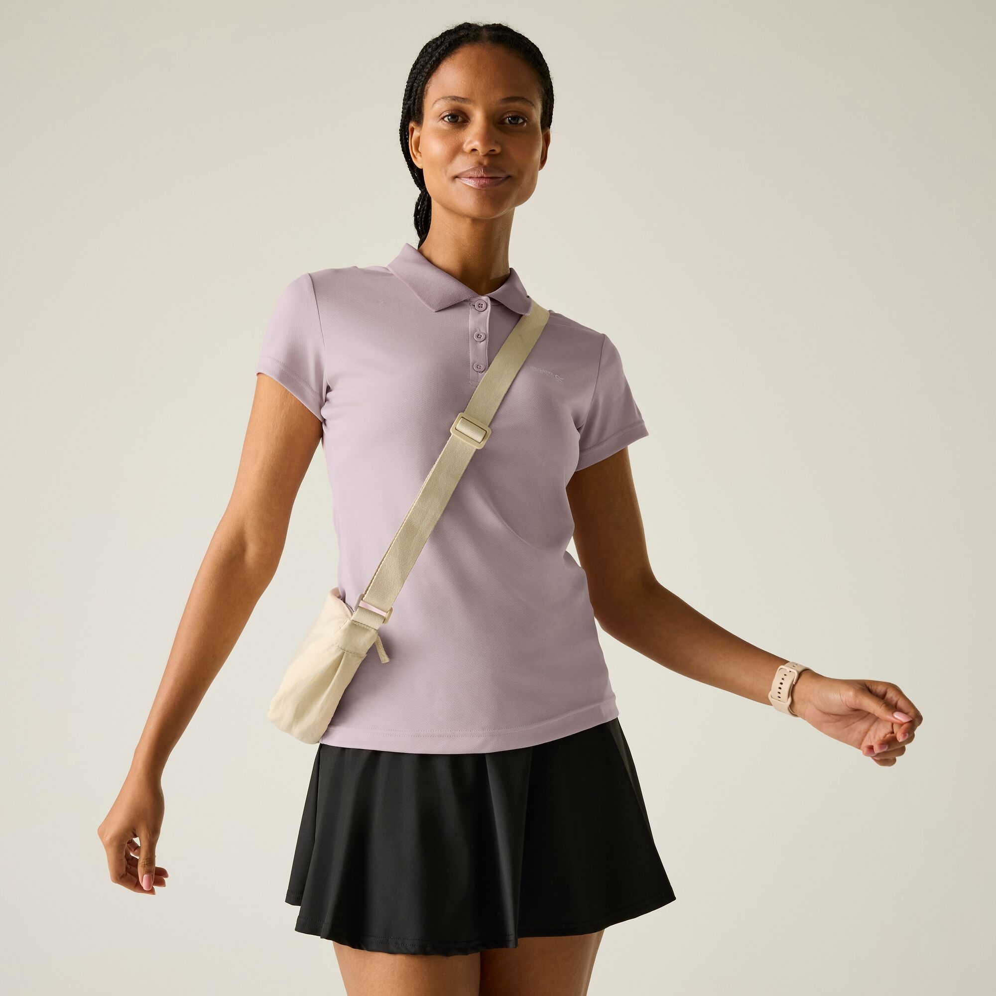 Regatta Women's Maverick V Active Polo Shirt - Purple Size 18