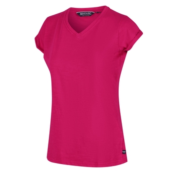 Fyadora Coolweave-T-Shirt für Damen Rosa
