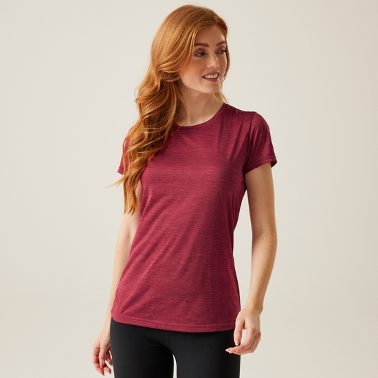 T-shirt chiné Femme Fingal Rouge