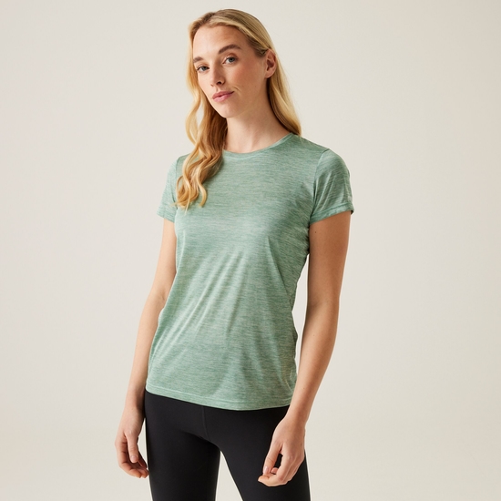 T-shirt chiné Femme Fingal Vert