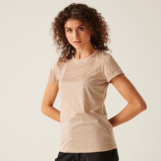 T-shirt chiné Femme Fingal Beige