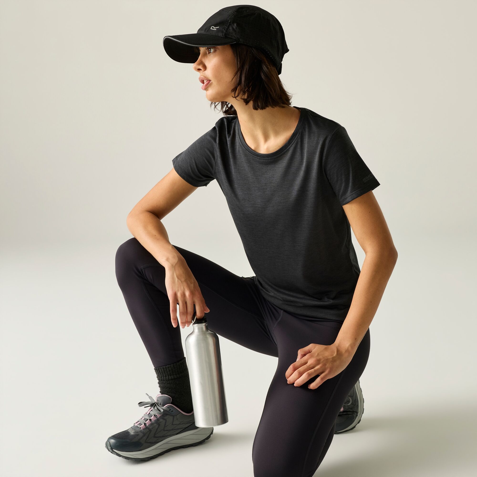 Regatta Women's Fingal Edition T-Shirt - Black Size 8