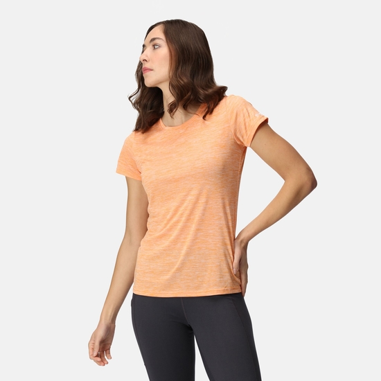 T-shirt chiné Femme Fingal Orange