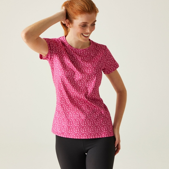 T-shirt chiné Femme Fingal Rose