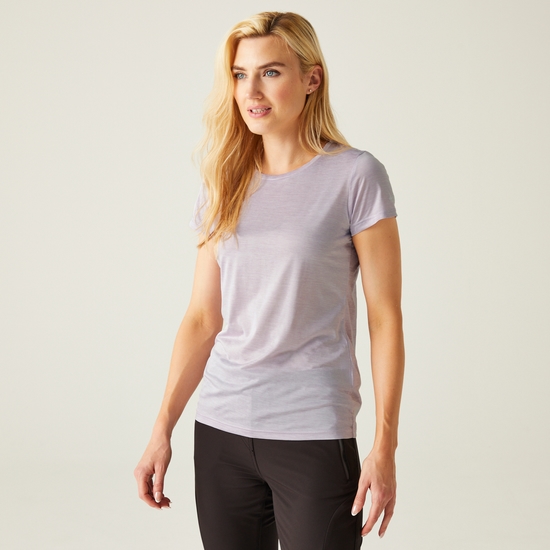 T-shirt chiné Femme Fingal Violet