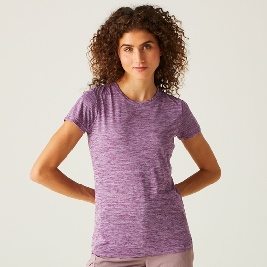 T-shirt chiné Femme Fingal Violet