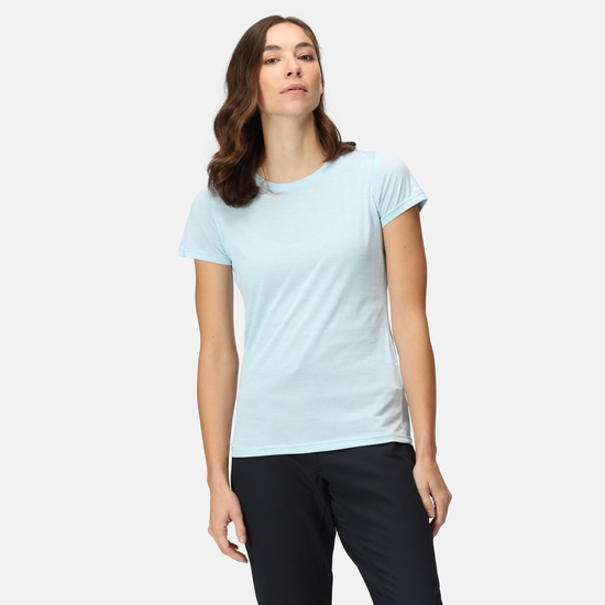 T-shirt chiné Femme Fingal Bleu