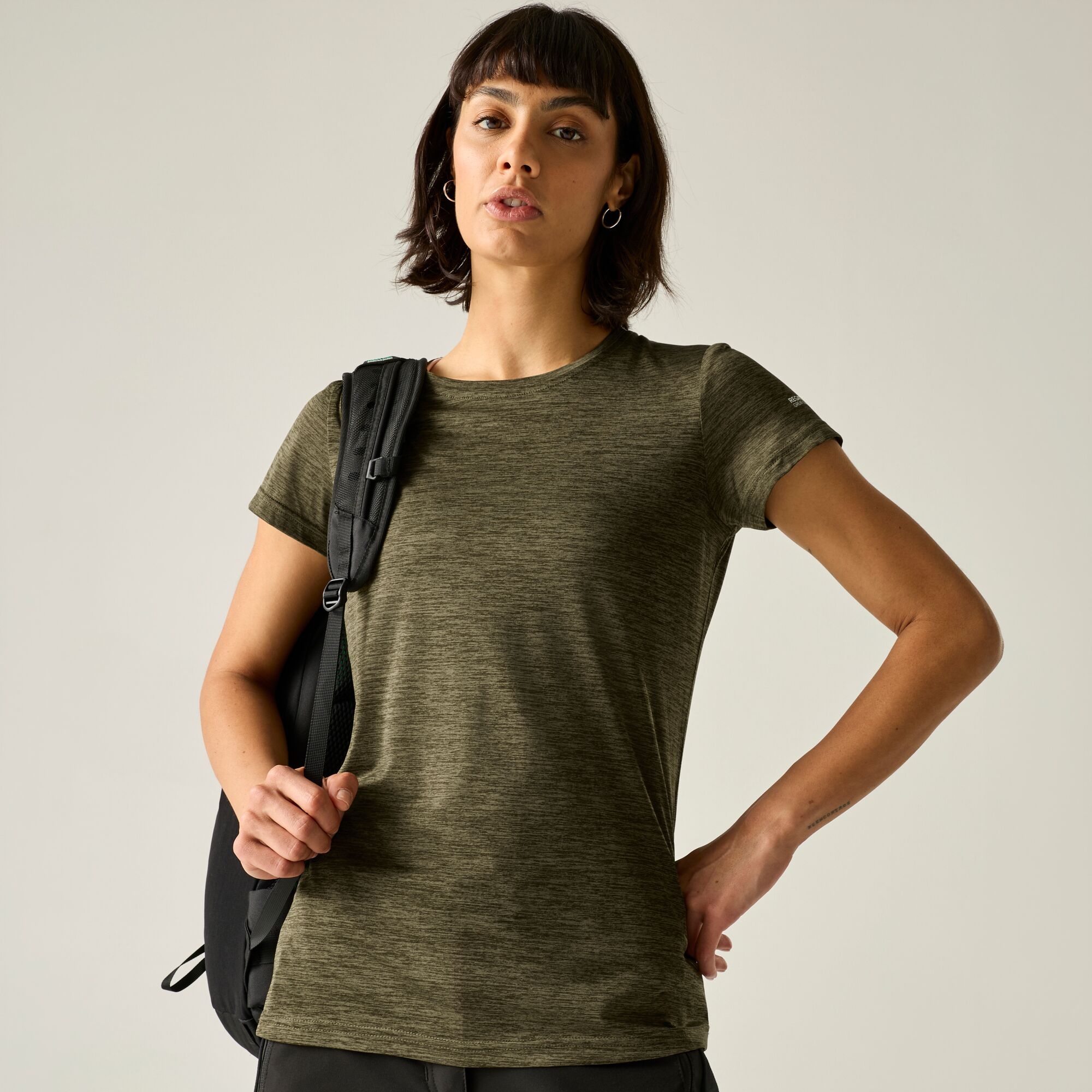 Regatta Women's Fingal Edition T-Shirt - Green Size 14