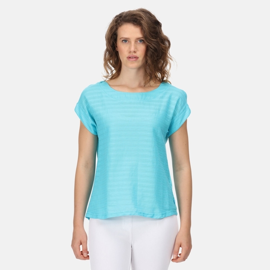 Women's Adine Stripe T-Shirt Seascape