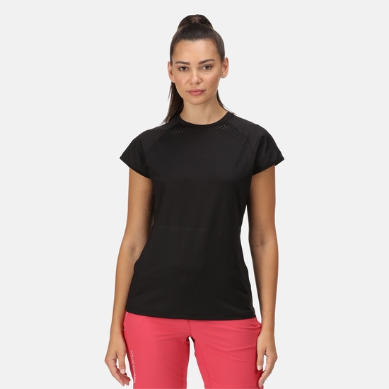 Luaza T-Shirt für Damen Schwarz