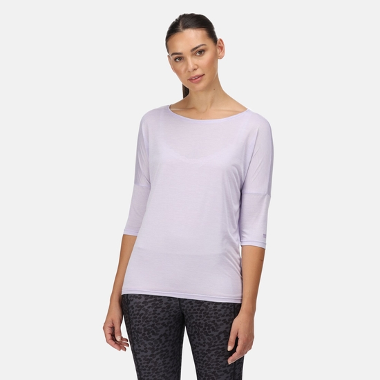 Women's Pulser II 3/4 Sleeve Top Pastel Lilac