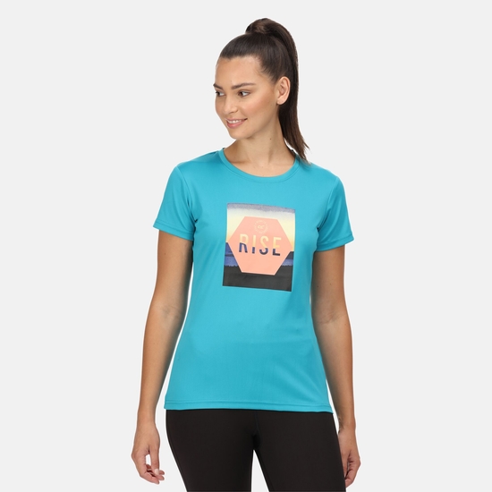 Women's Fingal VI Print T-Shirt Enamel