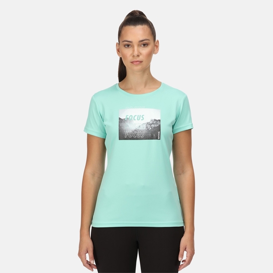 Women's Fingal VI Print T-Shirt Ocean Wave