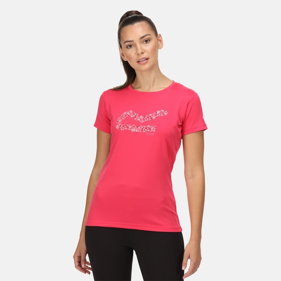 Women's Fingal VI Print T-Shirt Rethink Pink