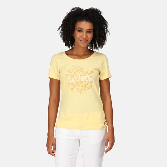 Filandra VII Femme T-shirt imprimé Jaune
