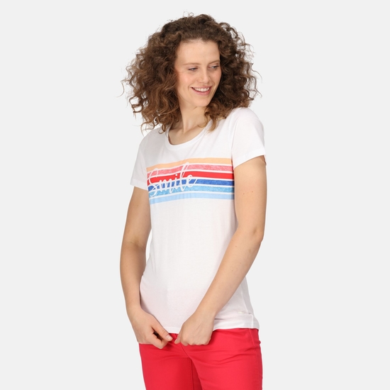Filandra VII Femme T-shirt imprimé Blanc