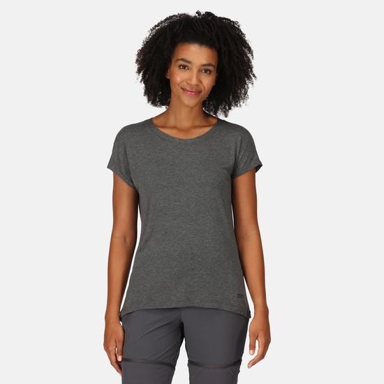 Bannerdale Femme T-shirt avec régulateur de température intelligent Gris