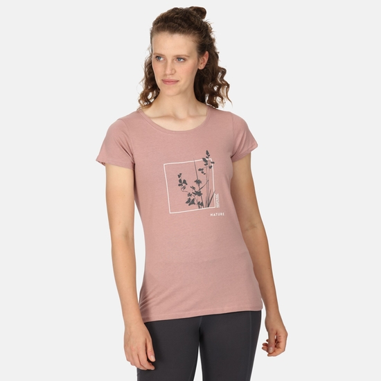 Women's Breezed III Graphic T-Shirt Dusky Rose 
