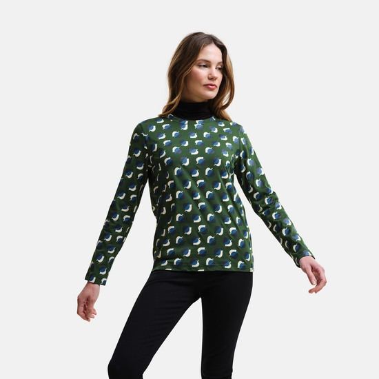 Orla Kiely T-shirt d'hiver à manches longues Vert