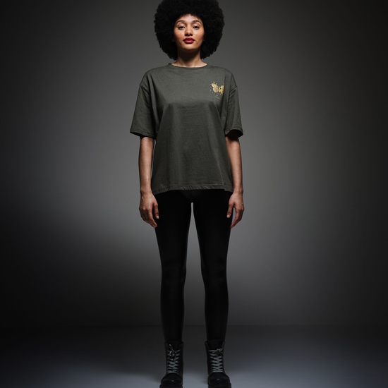 Christian Lacroix - Women's Bellegarde T-Shirt Dark Khaki
