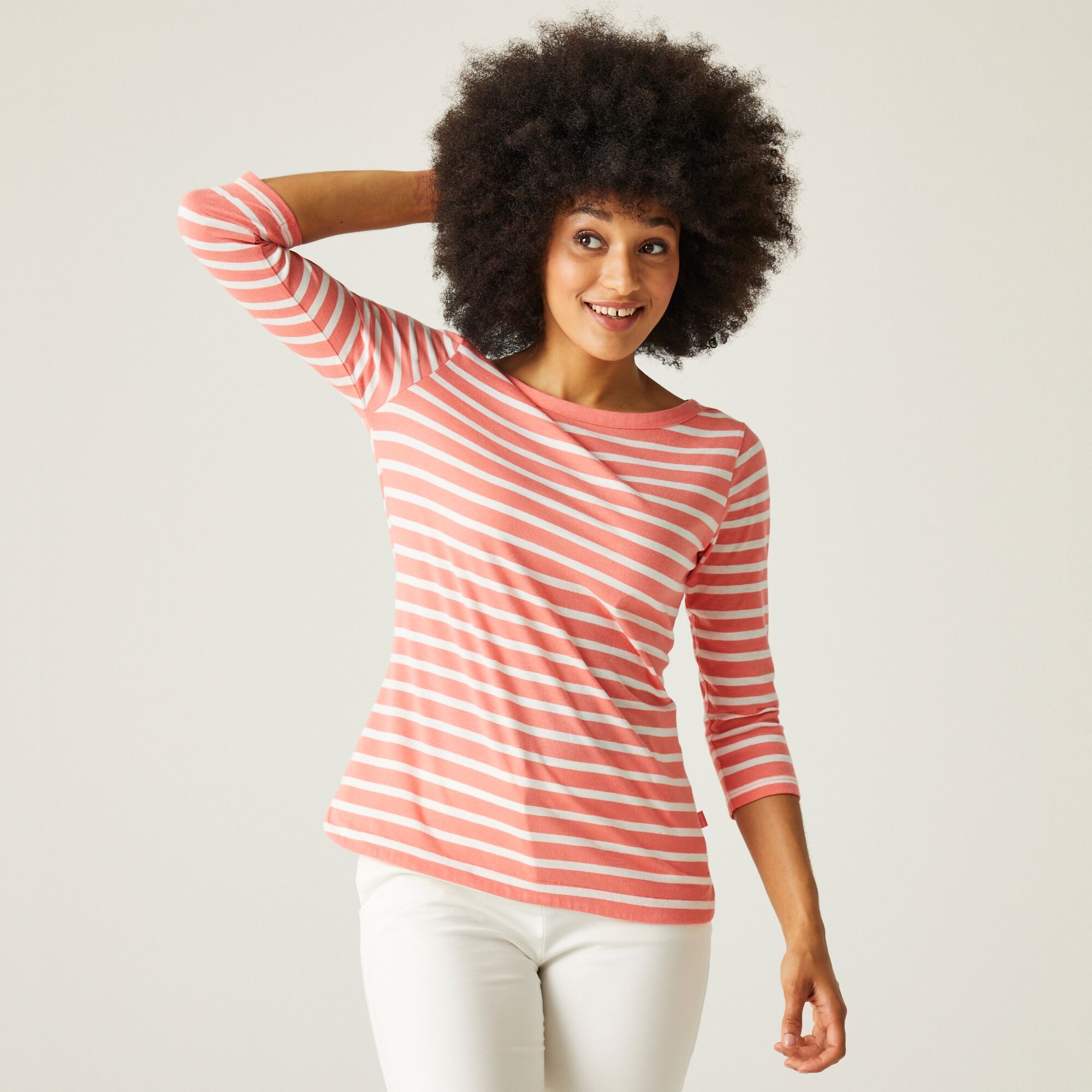 Damska bluzka 3/4 Bayletta Różowy