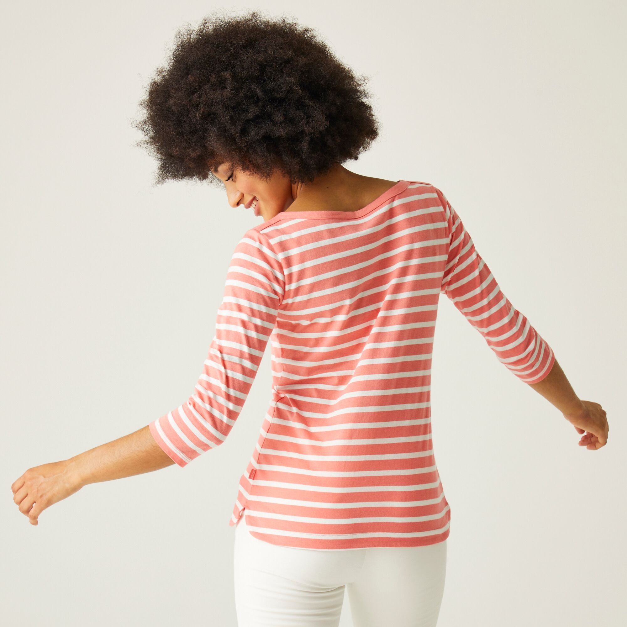 Damska bluzka 3/4 Bayletta Różowy