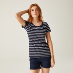 Navy White Stripe