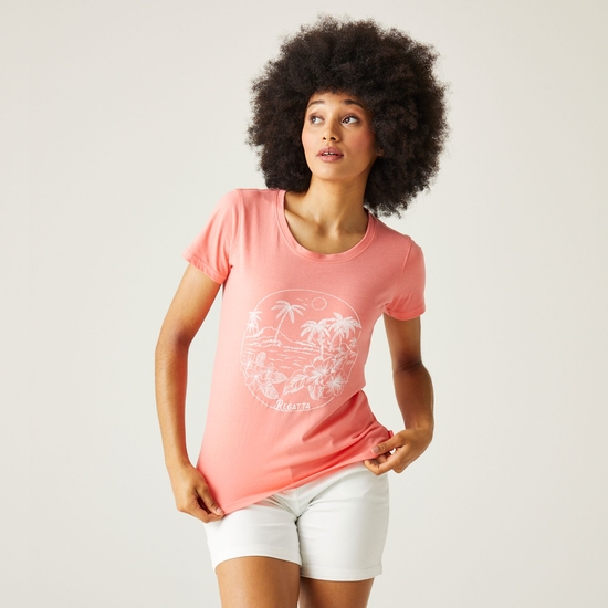 Filandra VIII T-Shirt für Damen Rosa