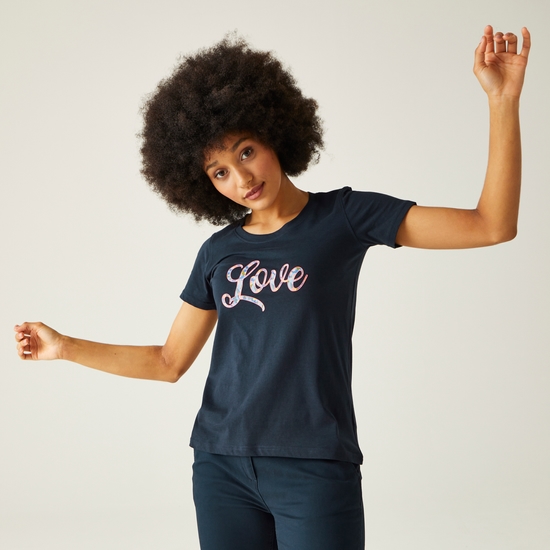 Women's Filandra VIII T-Shirt Navy Love