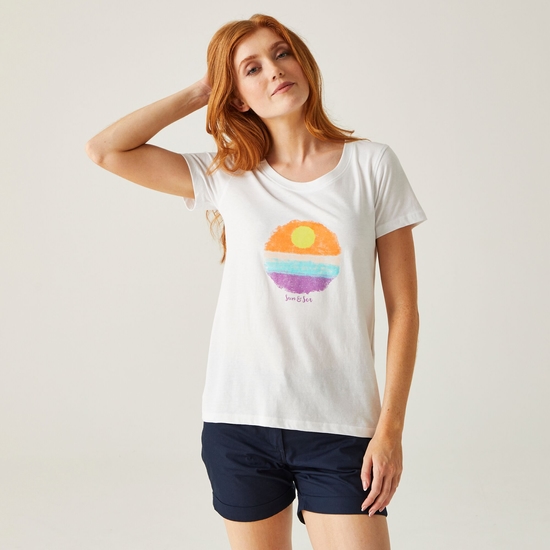 Women's Filandra VIII T-Shirt White Sun and Sea