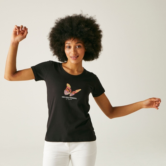 Filandra VIII T-Shirt für Damen Schwarz