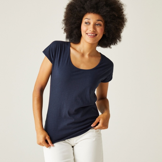 Telisse Femme T-shirt Marin