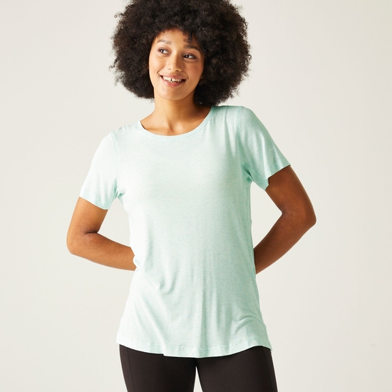 Women's Ballyton T-Shirt Bleached Aqua