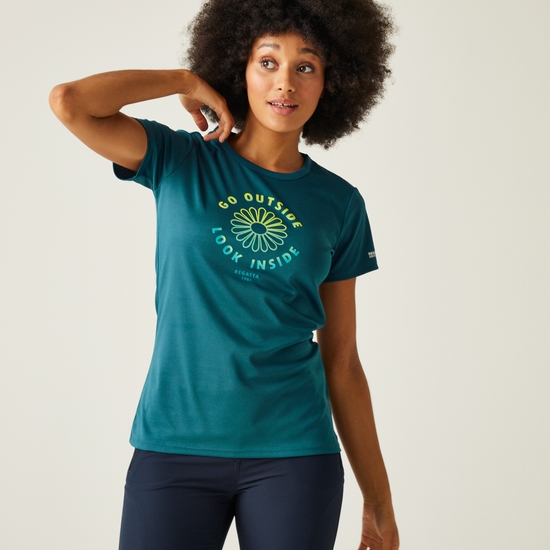 Fingal VIII Femme T-shirt Bleu