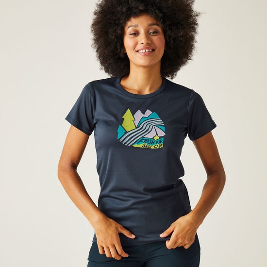 Fingal VIII Femme T-shirt Marin