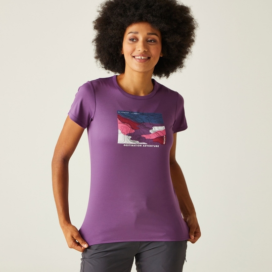 Women's Fingal VIII T-Shirt Sunset Purple