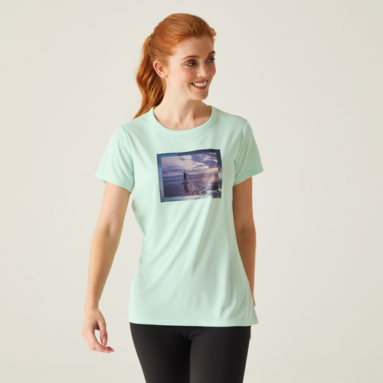 Women's Fingal VIII T-Shirt Bleached Aqua