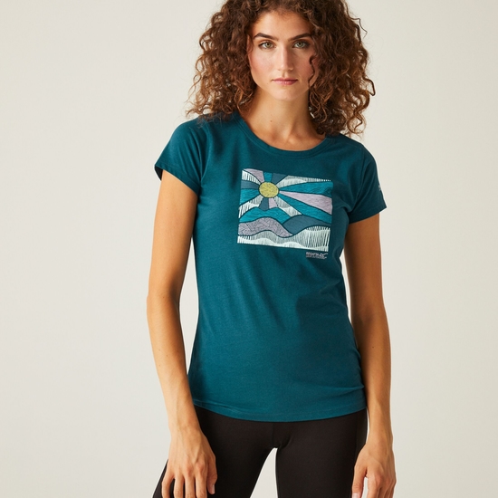 Breezed IV Femme T-shirt Bleu