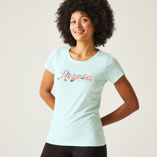Women's Breezed IV T-Shirt Bleached Aqua