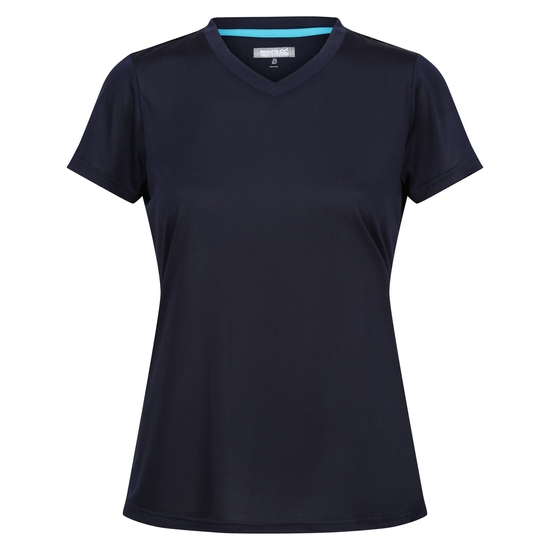 Fingal T-Shirt mit V-Ausschnitt für Damen Marine
