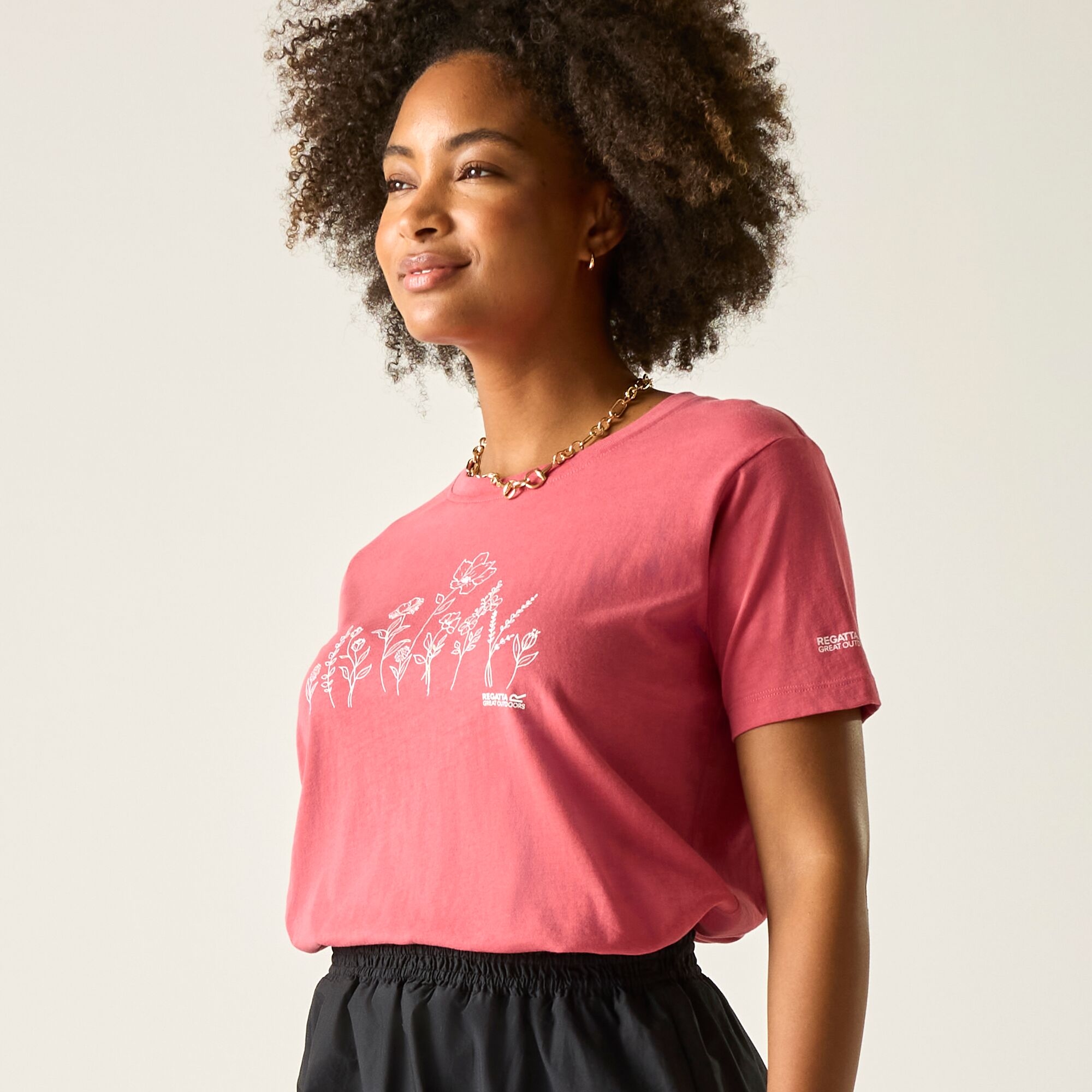 Regatta Women's Filandra Vx T-Shirt - Pink Size 8