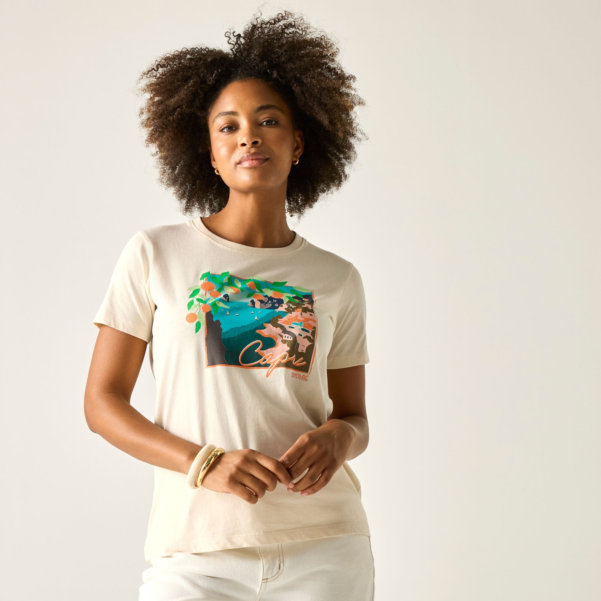 Regatta   Koszulka damska Filandra VX Beżowe