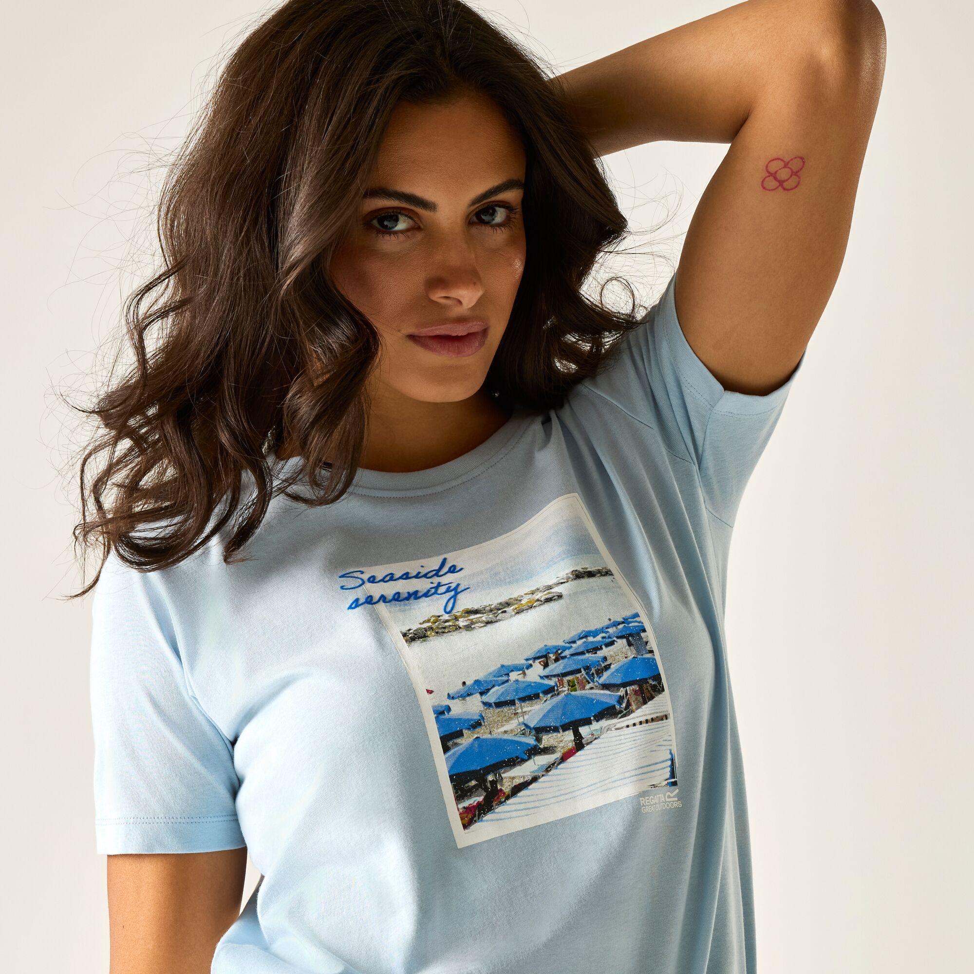 Regatta Women's Filandra Vx T-Shirt - Blue Size 24