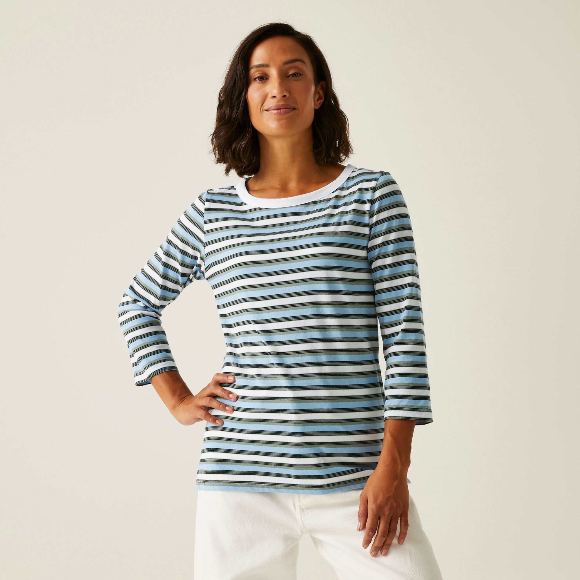 Regatta Regatta Bluzka damska z rękawem 3/4 Bayletta II Biały