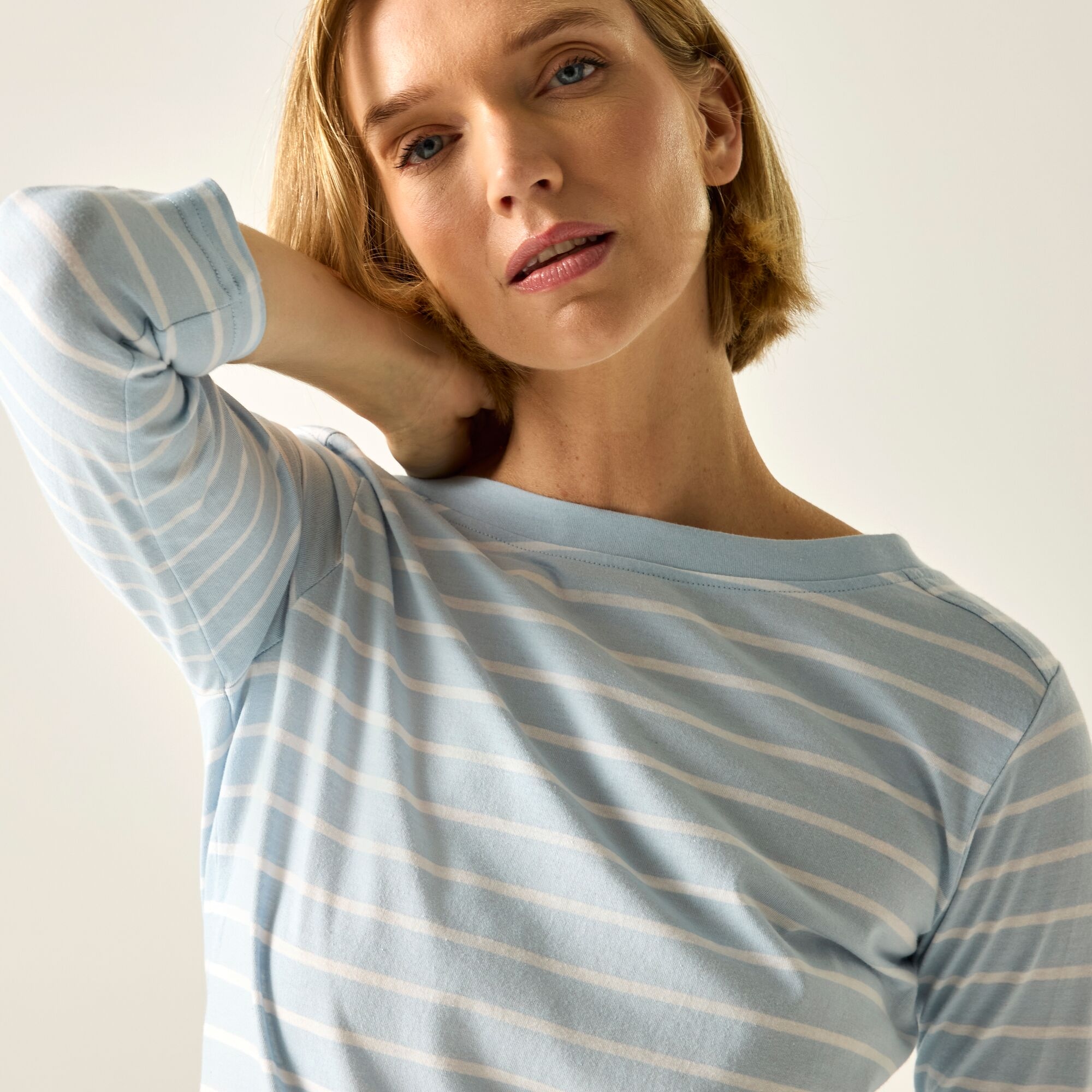 Regatta Women's Bayletta Ii 3/4 Sleeve Top - Blue Size 8