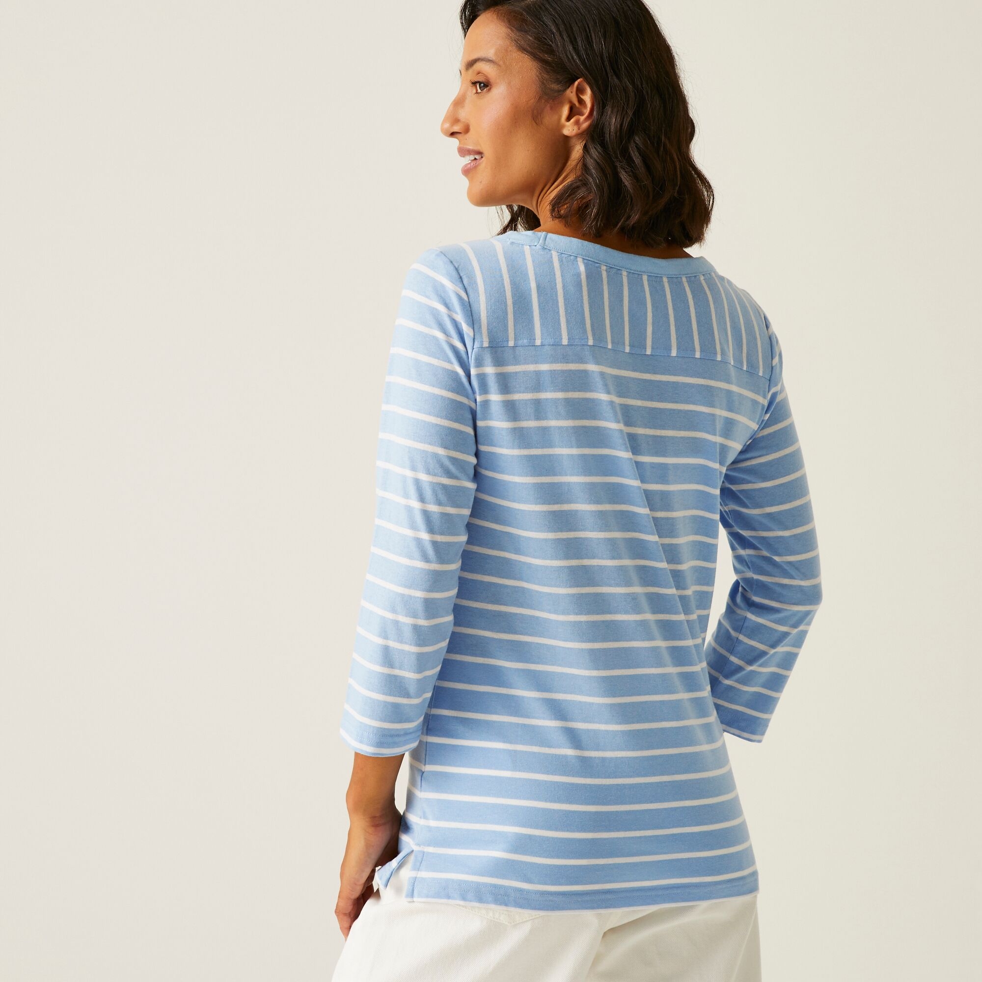 Regatta Damska bluzka z rękawem 3/4 Bayletta II Niebieski