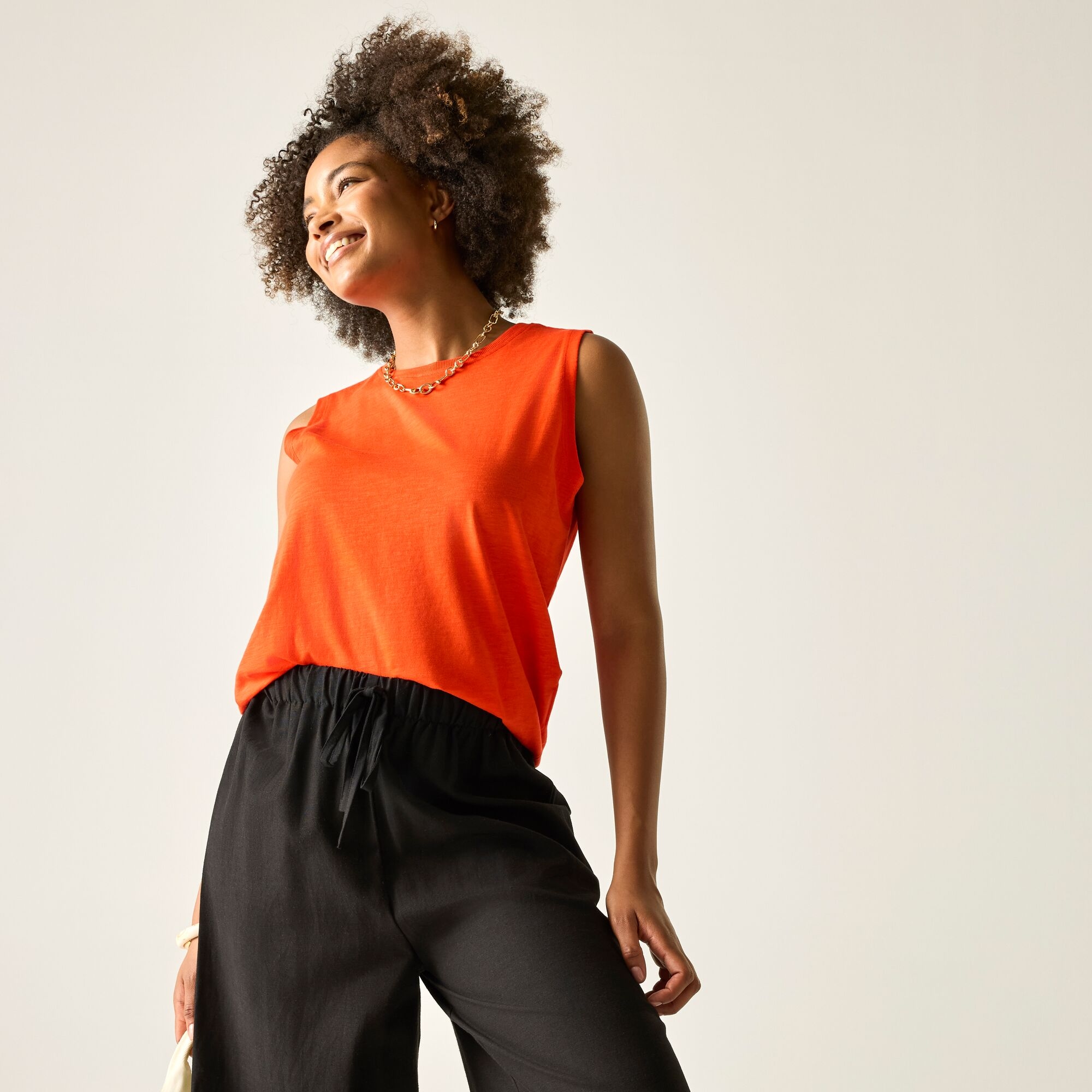 Regatta Women's Fariene Sleeveless Top - Orange Size 16