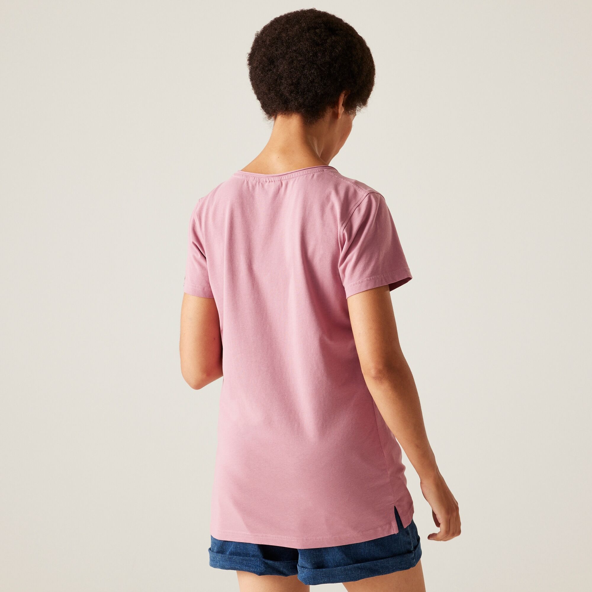 Damska koszulka Elkie V-Neck Różowy