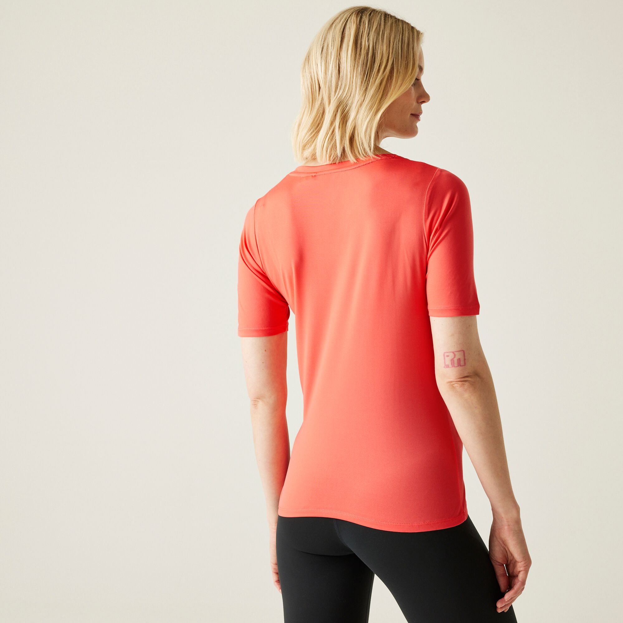 Regatta Damska koszulka Fingal II V-Neck Różowy